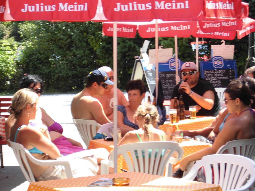 Ferienpension Garni Hubert Rigelnik Sankt Kanzian am Klopeiner See Exterior foto