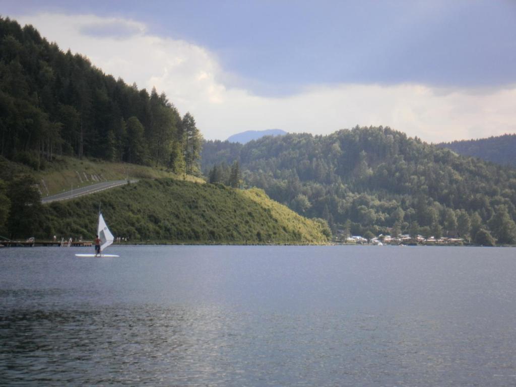 Ferienpension Garni Hubert Rigelnik Sankt Kanzian am Klopeiner See Exterior foto