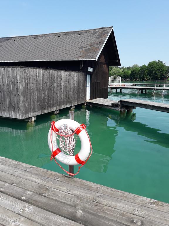 Ferienpension Garni Hubert Rigelnik Sankt Kanzian am Klopeiner See Exterior foto